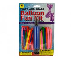 StarSun Depot Großhandel von Twist & Form Ballon Spaß-Kit mit Luftpumpe – Set von 4, [Party Supplies, Luftballons]