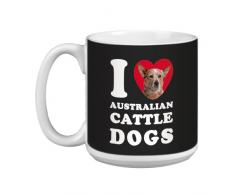 Tree-Free Greetings xm28996 I Herz Australian Cattle Dogs Künstlerische Jumbo Tasse, 591 ml