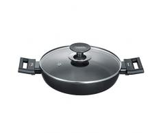 Berndes 11365 Alu Induction Servierpfanne 24 cm, Aluminium, schwarz