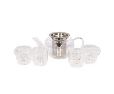 Aufora AFRA1534 Teeservice aus Glas