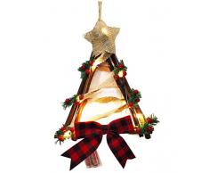 XIAXAIXU Weihnachtsgirlande zum Aufhängen, Weihnachtsdekoration, Party, Tür, Wanddekoration One Size B