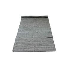 Creative Co-op Teppich, Baumwolle, gewebt, 76 x 244 cm, Dunkelbraun