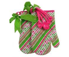 Hickoryville Brownlow Küchen-Ofenhandschuh und Messlöffel, Geschenk-Set – Bon Appetit