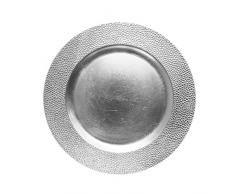 ChargeIt by Jay 1182760 Platzteller, rund 13 silber