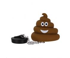 Paladone Novelty Floater Badewannenstöpsel Silikon Duschablauf Stopper & Abdeckung Emoji Poo Schwimmt in Badewanne Passt auf alle Standard-Stecklöcher, Mehrfarbig, Bath Plug