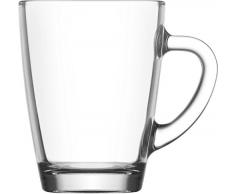 Vega 45975 Becher mit Henkel, 250 cc, Glas