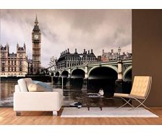 AG Design FTxxl 0117 London, Papier Fototapete - 360x255 cm - 4 teile, Papier, multicolor, 0,1 x 360 x 255 cm