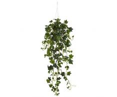 Nearly Natural Fast Natur English Ivy Hanging Basket, Kunstpflanze, grün