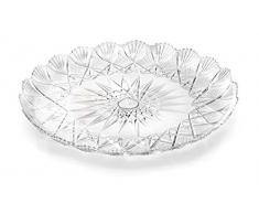 Alcas 106001030 Tablett, rund, transparent, PS