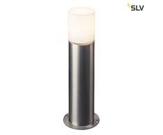 SLV ROX ACRYL 60 Pole, LED Outdoor Stehleuchte, Edelstahl 316, 3000K, IP44 Leuchte, 12 W, Silber