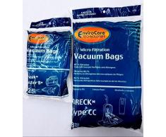 EnviroCare Oreck Staubsaugerbeutel passend Stil cc und alle XL aufrecht Modelle (8 Oreck CC & 12 Buster B Staubbeutel)