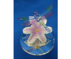 Glasfigur Baron ~ Lavendellilie mit Libelle