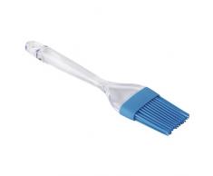 Xavax 111592 Silikon Blau, Transparent Bürste Backpinsel – Bürsten Backpinsel aus Silikon, aus Kunststoff, blau, transparent, 54 g, 48 mm, 22 cm