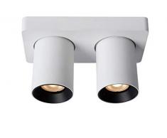 LUCIDE NIGEL Deckenstrahler, Aluminium, 10 W, Weiß