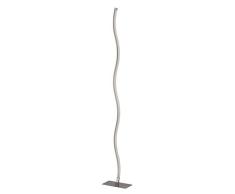 Brilliant Meet LED Standleuchte 1,5m dekorative Stehleuchte eisen/chrom 1150 Lumen, LED integriert