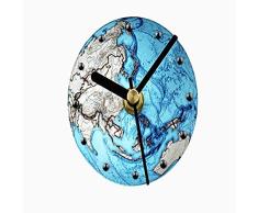 draduo Schöne Blaue Planet Fashion Kreative Erde Kühlschrank Uhr Anhänger Kühlschrank Aufkleber Magnetische Sticky Uhr