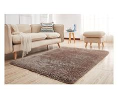 Premier Rug Shaggy Teppich, Polyester, Beige, 150cm x 80cm