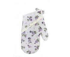 Provence Baumwolle Ofenhandschuh mit Baumwolle Spitze in French Country Stil von 6WX13L Lilac Rose