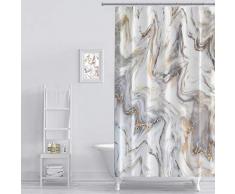 muatoo Duschvorhang Marmor Tinte Textur Hintergrund kann verwendet für Tapeten oder haut Wand Fliesen Luxuriöse Grafiken Prints Badezimmer Decor Set mit Haken Casual 72 W By 72 L weiß