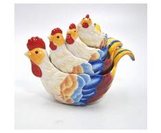 Cosmos Gifts 31983 Messbecher, Hahn, 19 cm, Braun, 4 Stück