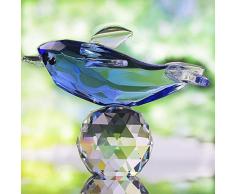 H&D Kristall Collection Figur Statue Tier Sammlerstück 2.1*2.7IN Clear_Dolphin