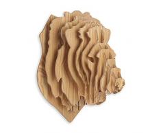 World Art TW60528 Holz 3D Puzzle Löwe 3D Puzzles aus holz an der wand zu hängen, Holz MDF, 41x31x27 Cm