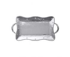 MARIPOSA Sueno Serviertablett, mittelgroß, silberfarben