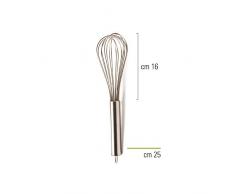 Decora 0280101 SCHNEEBESEN AUS ROSTFREIEM Edelstahl 25 cm