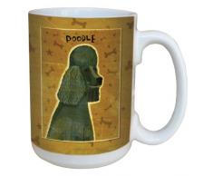 Tree-Free Greetings sg44055 schwarz Pudel von John W. Golden Keramik Becher mit Henkel/, 15-Ounce