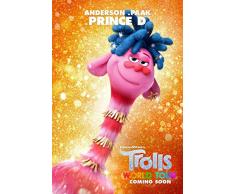 Kirbis Filmposter, Motiv Trolls World Tour, 35,6 x 53,3 cm (kein XL)