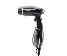 Rayen Vertikaler Dampfbügeleisen für Kleidung mit abnehmbarem Tank 140 ml | Tragbare Faltplatte, speziell für Reisen, Schwarz, 26 x 16,5 x 12 cm