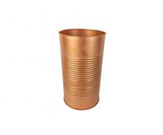 Craft Outlet Copper Floral Vase (Set of 2), 6.5 x 6.5 x 12/5 x 5 x 9