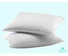 Highland Feather Manufacturing Daunenkissen, 570 g Level 2 Standard weiß