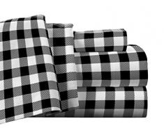 Pointehaven Milton Bettlaken, Flanell, tief, mit Bettlaken, Übergröße