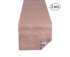 lghome Wasserdicht Outdoor Terrasse Tischdecke mit Regenschirm Loch und Reißverschluss, schmutzabweisend Stoff Rund Reinigungstuch für Regenschirm Tisch, Sitze 4 Personen, Orange Muster, 152,4 cm tablerunner Mexican 14x84 12pcs