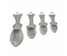 Crosby & Taylor Fisch Zinn Dosierlöffel Zinn