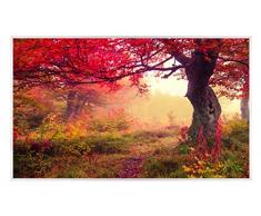 Innova H1044I Heizkörper, Pet mit Rahmen aus Aluminium (D-IC), Bäume im Herbst