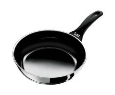 SILIT Bratpfanne Ø 24 cm hoch PROFESSIONAL Funktionskeramik Silargan Pfanne mit Stiel Keramikpfanne Kunststoffgriff Induktion Made in Germany