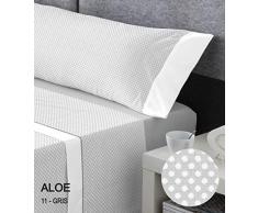 Kabely Bettwäsche Bett 180 cm grau