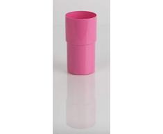 Kimmel Tasse Trinkbecher Becher bruchsicher stapelbar Mehrweg 330 ml, Kunststoff, Fuchsia