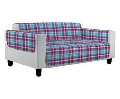 Datex Sofabezug Fantasy Alpenveilchen/Türkis/Hellgrün 125 x 95 cm