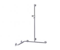 Keuco 34915016911 Duschhandlauf Plan Care mit Brausestange re/li, verchromt,797/1097/1263 mm