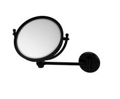 Allied Brass WM-5T/5X-BKM Wandspiegel mit 5-facher Vergrößerung, Mattes Schwarz