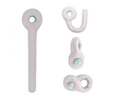 USUNO Lollipop Nackenkissen für Reisen gebrochenes weiß