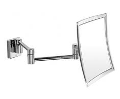 INDA Hotellerie Wandspiegel mit Doppelarm, Messing, 40 x 20 x 20 cm, Weiß