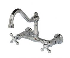 Nuvo Elements of Design es3241ax Wiederherstellung Zwei Griff Wandhalterung Küchenarmatur, Chrom poliert