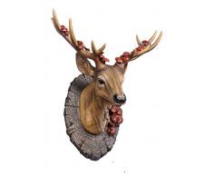OlRoyal Wandhalterung, Hirschkopf, aus Kunstharz