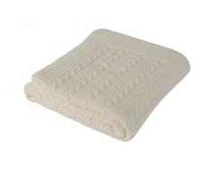 Betires Home Decke Baby Ecru 90 x 90 cm