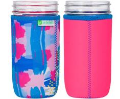 JarJackets Neopren weckglas Schutzhülse - paßt 24 Unzen (1,5 Pint) Gläser (1, Hot Pink)