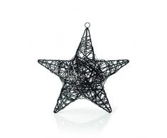 Philippi Christo Weihnachtsstern, Schwarz, 20 cm